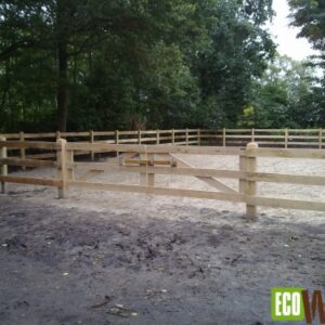 Houten omheining