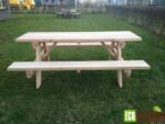 Stevige picknicktafel