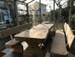 Eiken picknicktafel
