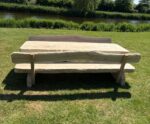 Eco Oostenrijkse Eiken picknickset met rugleuning - Afbeelding 2