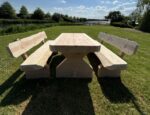 Eco Oostenrijkse Douglas picknickset met rugleuning - Afbeelding 16
