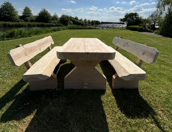 IMG_0480 Large Eco Oostenrijkse Douglas picknickset met rugleuning - Afbeelding 16