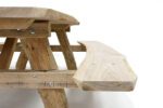 Eco Picknicktafel Boomstam Eiken - Afbeelding 4