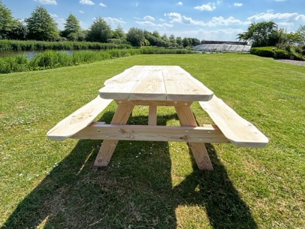 IMG_0467 Large Douglas Robuuste Picknicktafel Eco Natuur - Afbeelding 9