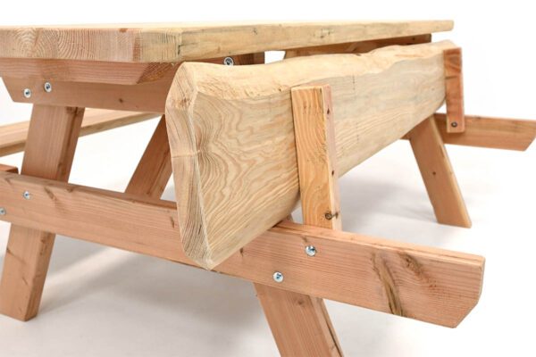 picknickbank 7-inklap.jpg_0001_picknickbank-8-5 Douglas Robuuste Picknicktafel Eco Natuur - Afbeelding 2
