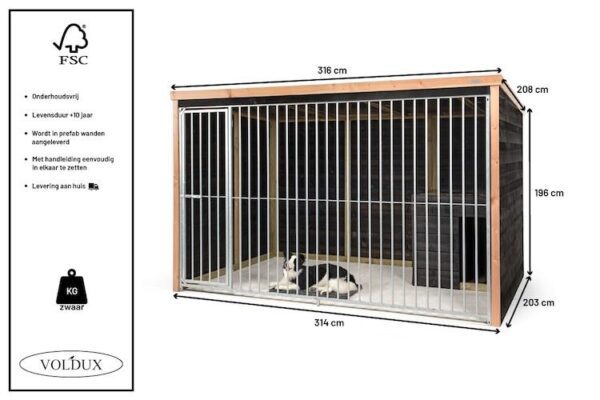 Voldux_Hondenkennel bo_8720569173213_8 Hondenkennel Bo - Voldux - Afbeelding 7