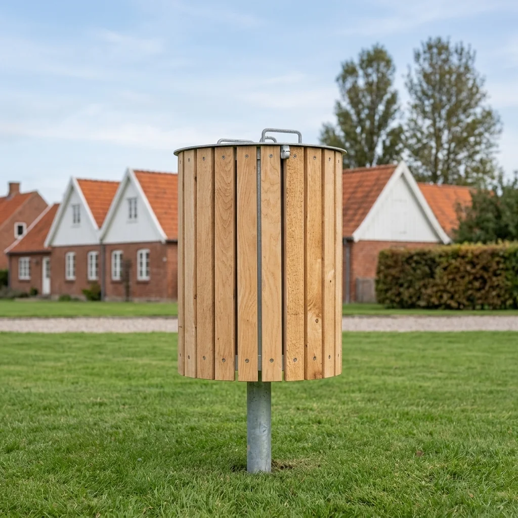 Afvalbak op voet