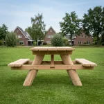 Boomstam picknicktafel Robinia-2