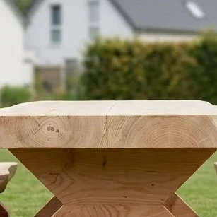 Eco Oostenrijkse Douglas picknickset met rugleuning-3