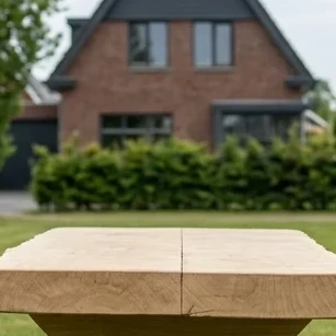 Eco Oostenrijkse Eiken picknickset met rugleuning-3