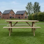 Eiken Robuuste Picknicktafel Eco Natuur-2