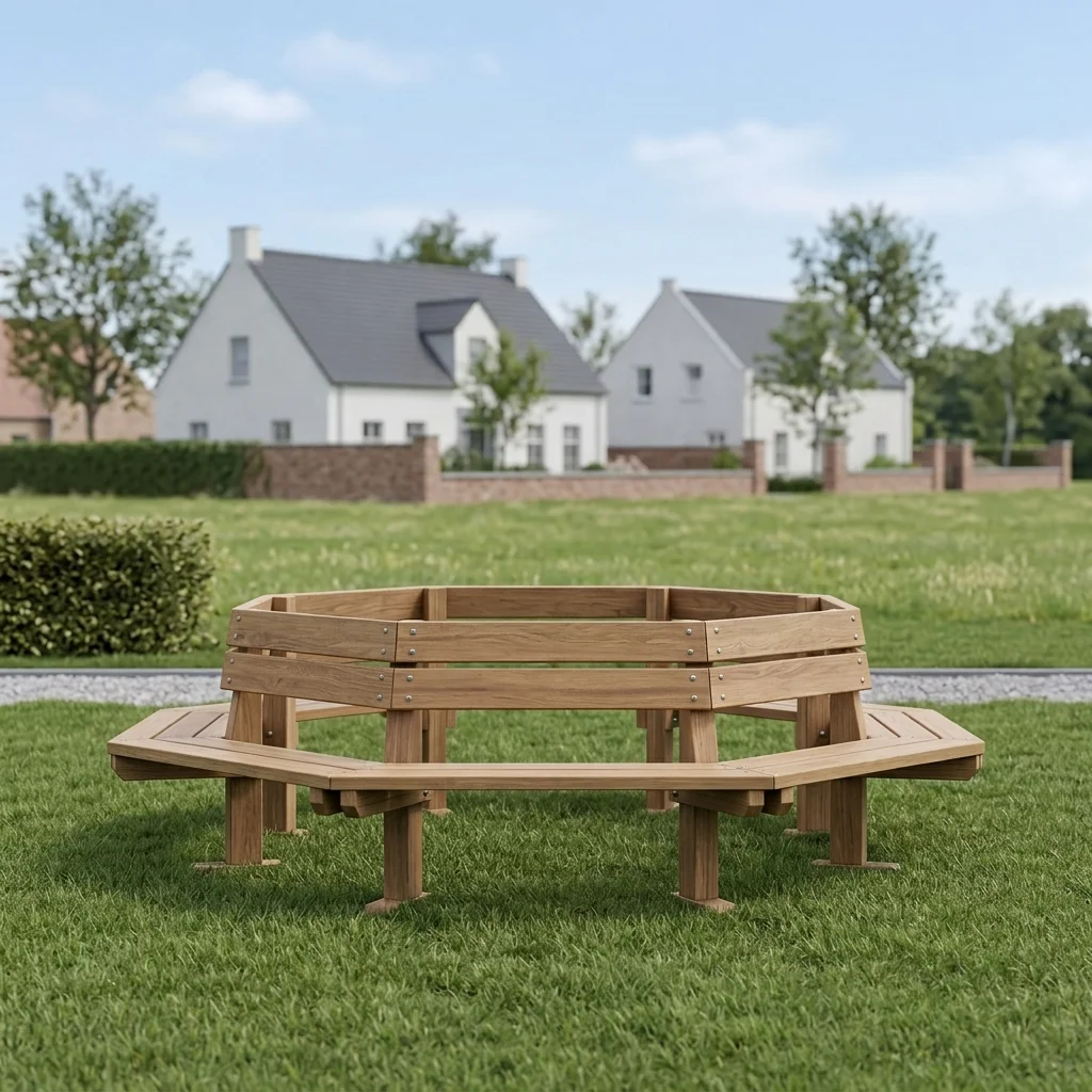 Eiken en Robinia Bos boombank-1