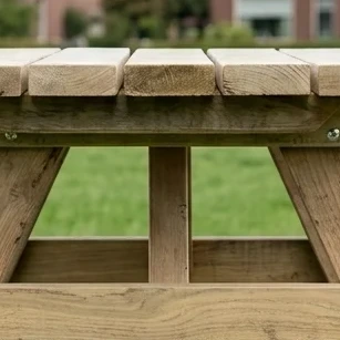 Eiken picknicktafel Bos-3