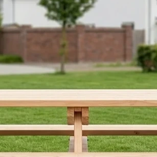 Grote picknicktafel MAXI Natuur-3