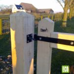 Scharnier en heng slagboom
