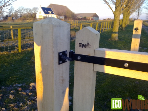 Scharnier en heng slagboom