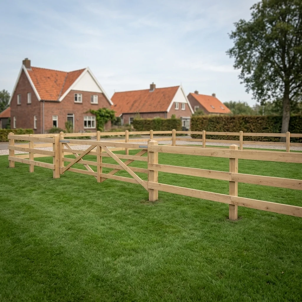 Type oldenburg paal omheining