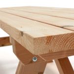 Stevige picknicktafel eco