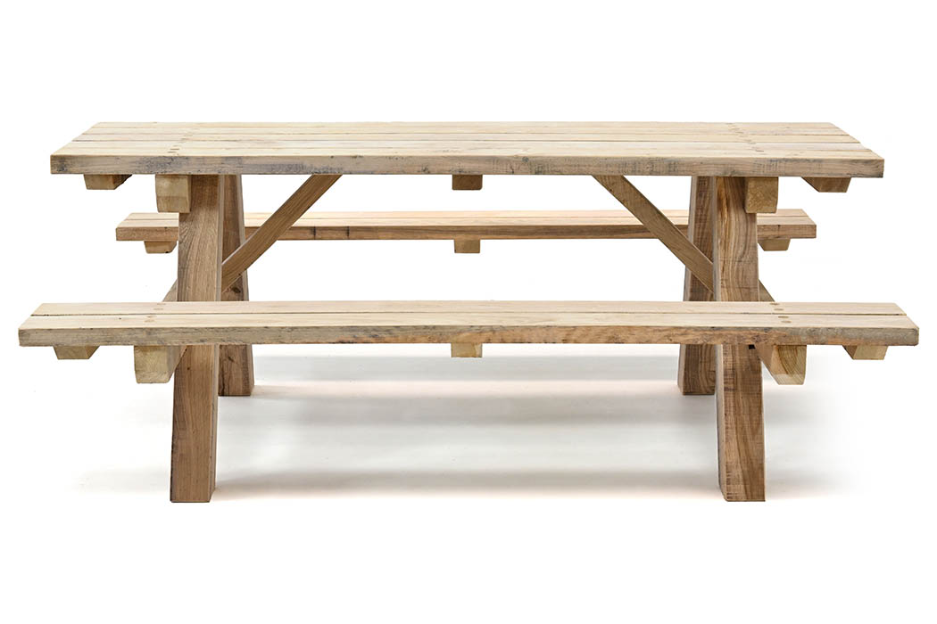 eiken picknicktafel