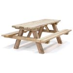 eiken picknicktafel