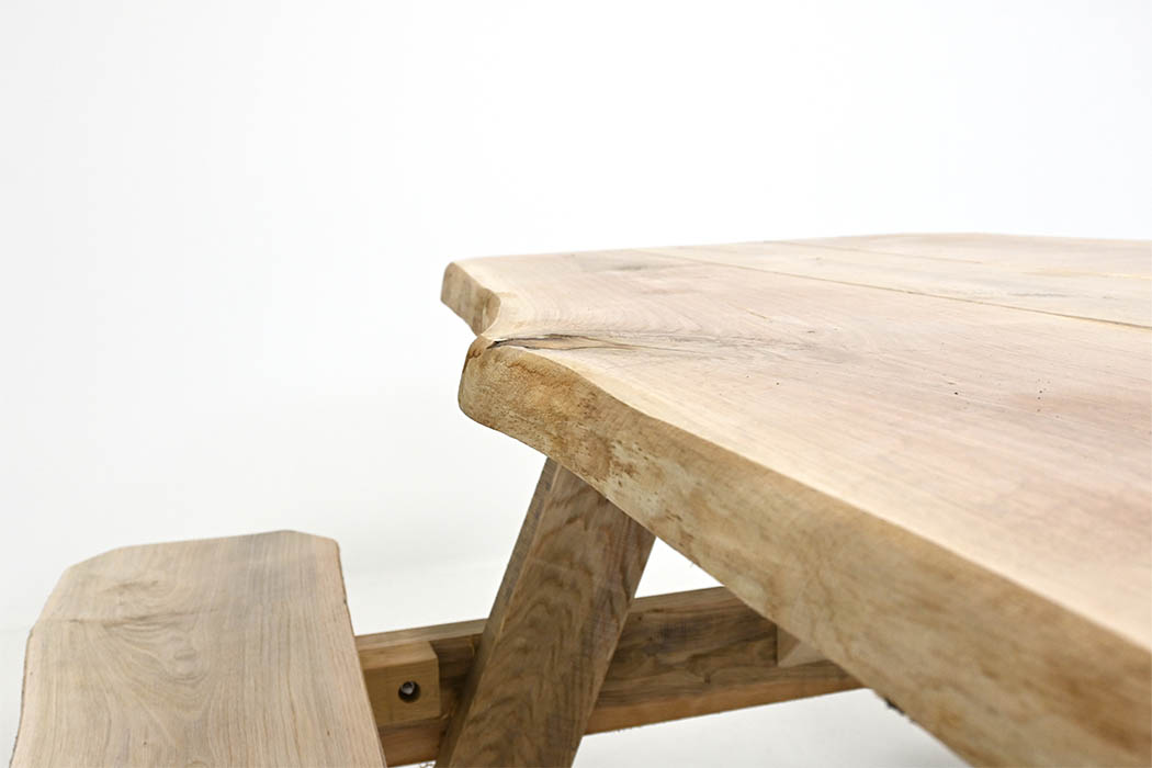 eiken robuuste picknicktafel