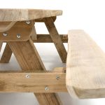 eiken robuuste picknicktafel