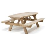 eiken robuuste picknicktafel