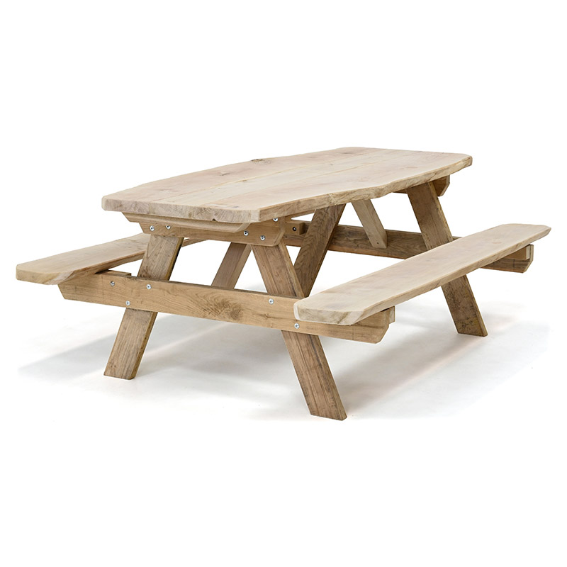 eiken robuuste picknicktafel