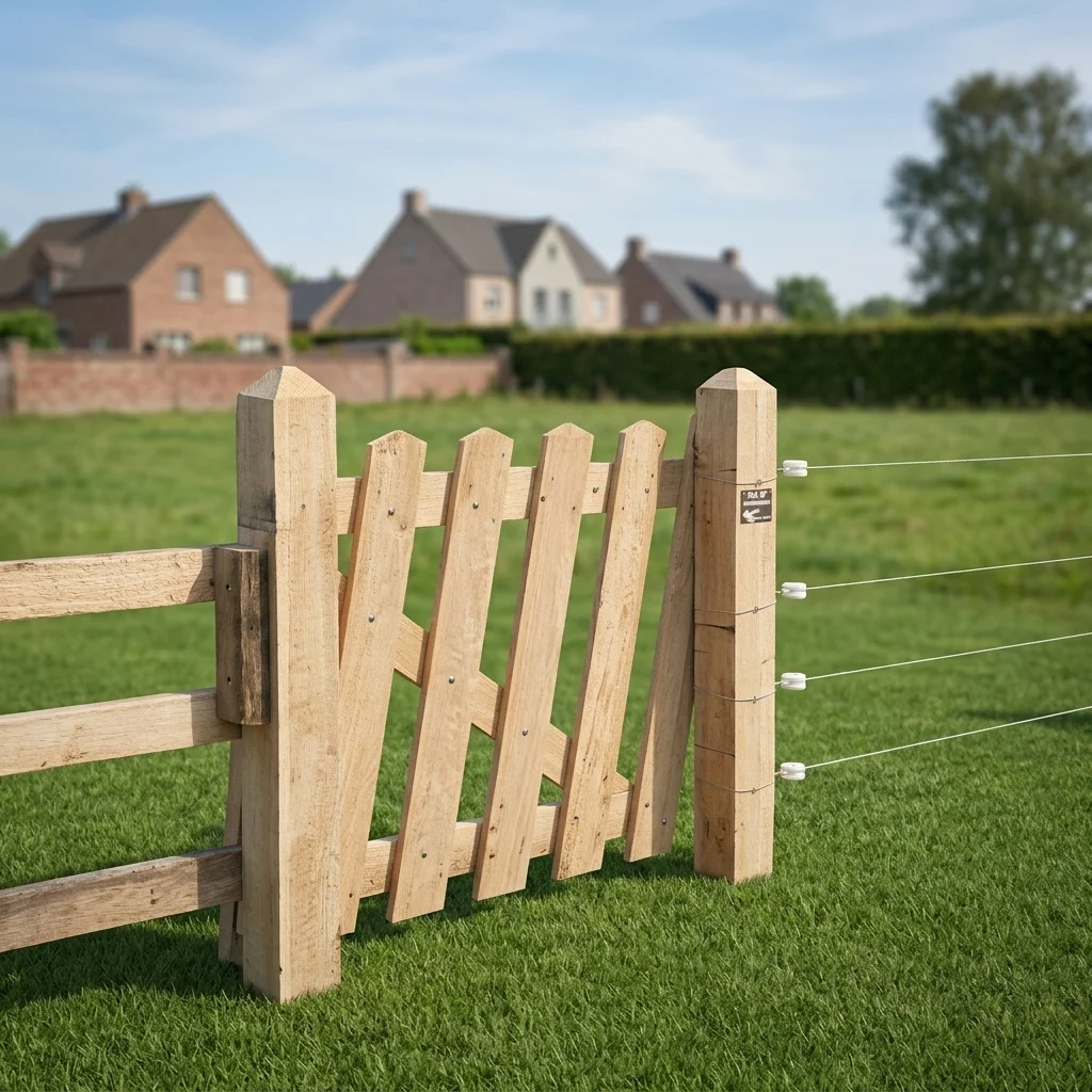houten klaphek