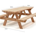 picknicktafel afmetingen