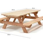 opklap picknicktafel douglas afmetingen