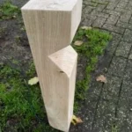 Eiken buitenlamp Casper3