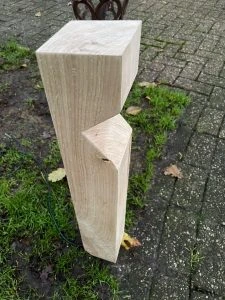 Eiken buitenlamp Casper3