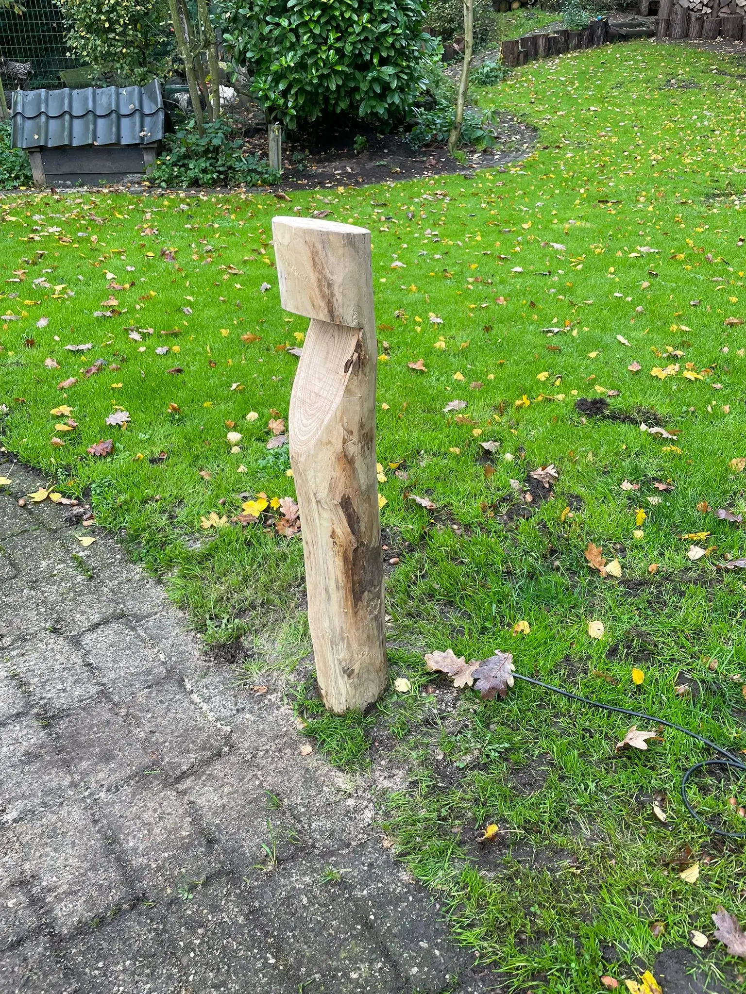 Kastanje buitenlamp “Tijs”1