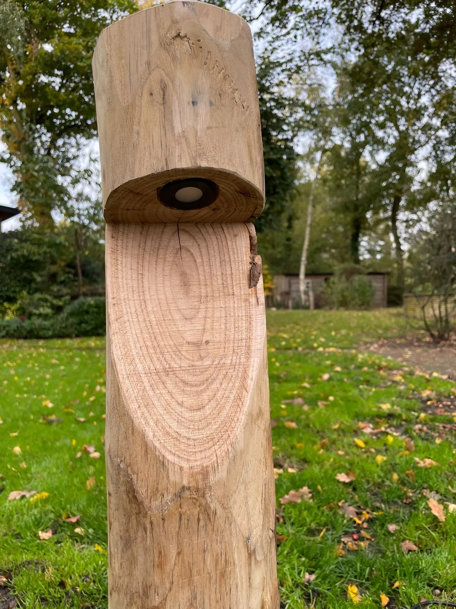 Kastanje buitenlamp “Tijs”3