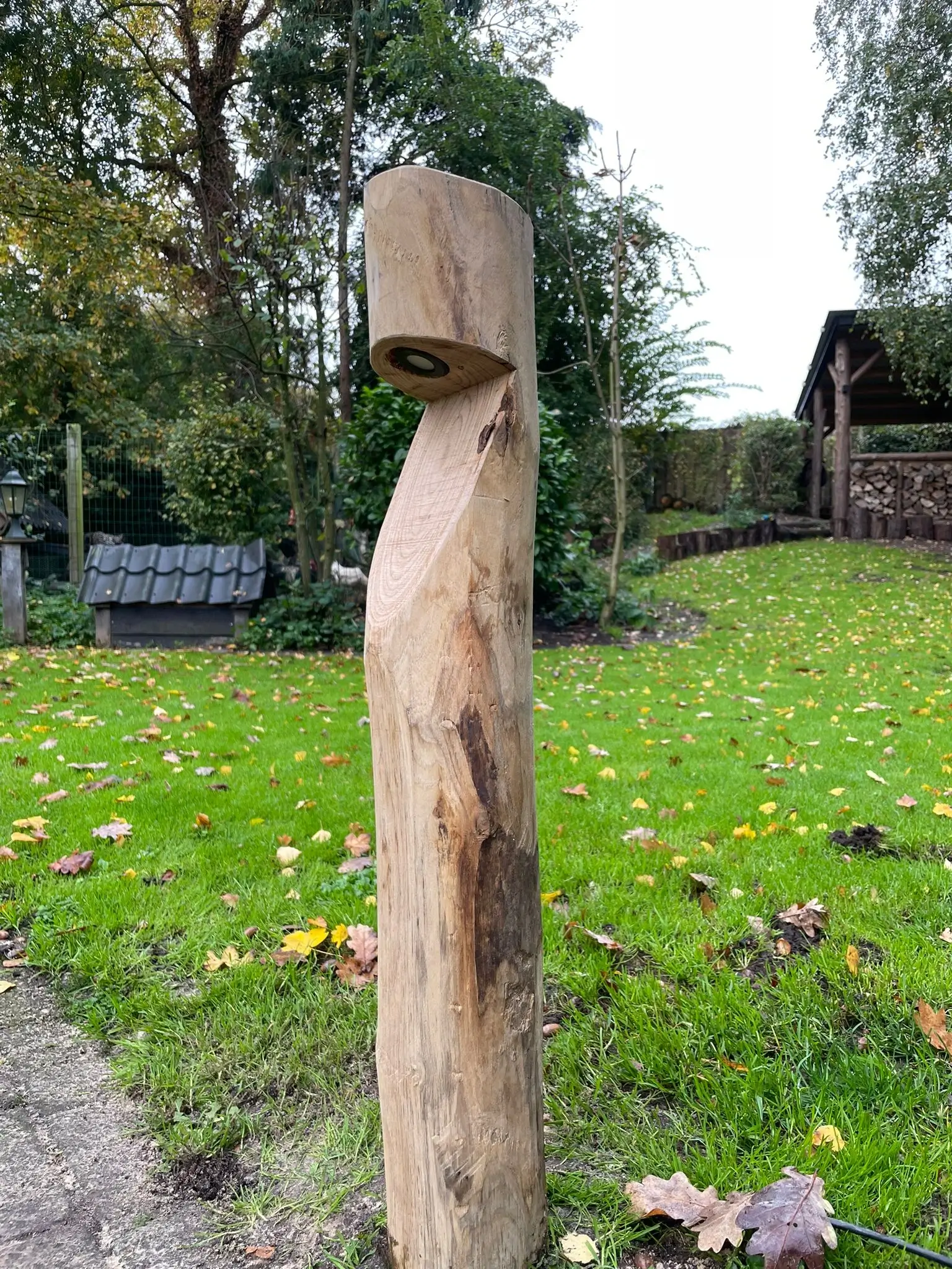 Kastanje buitenlamp “Tijs”4